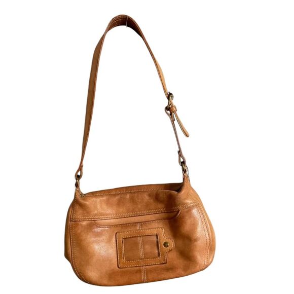 Fossil Tan Leather Hobo Bag - Picture 2 of 4